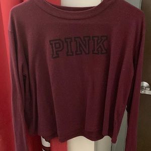 PINK cropped long sleeve